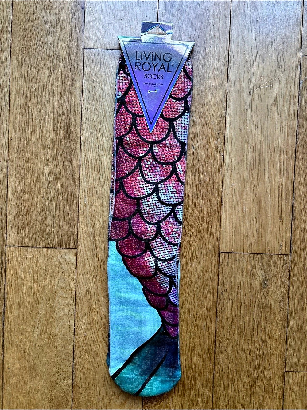 🧜♀️Living Royal Mermaid Tail Knee High Socks 🧜♀️ NWT